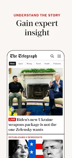 The Telegraph UK Latest News screenshot