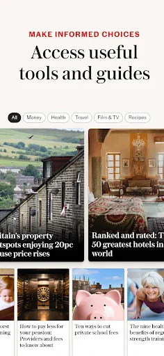 The Telegraph UK Latest News screenshot