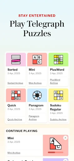 The Telegraph UK Latest News screenshot