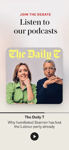 The Telegraph UK Latest News screenshot