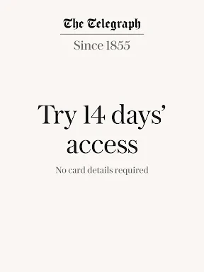The Telegraph UK Latest News screenshot