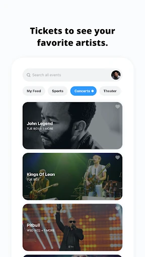 TickPick: Boletos para Eventos screenshot