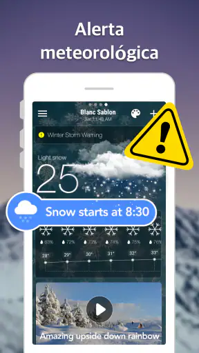Tiempo y radar y widgets screenshot