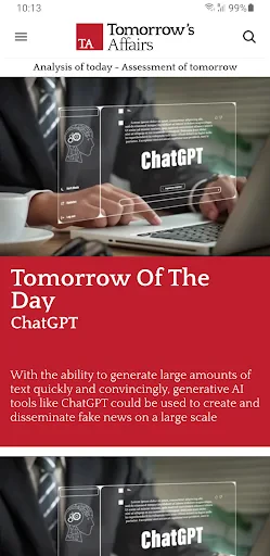 Tomorrow's Affairs screenshot