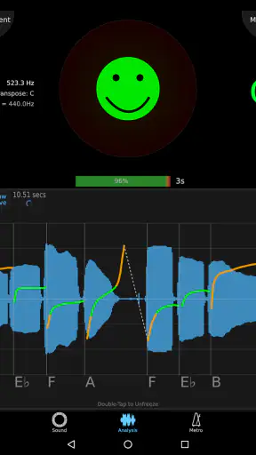 TonalEnergy Afinador y Metrón. screenshot