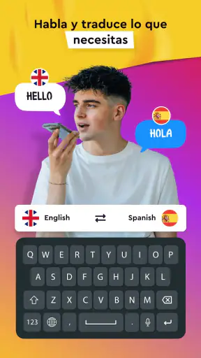 Traductor de teclado para chat screenshot
