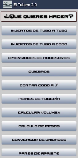 Trazado tubería El Tubero 2.0 screenshot