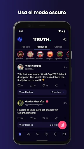 Truth Social screenshot