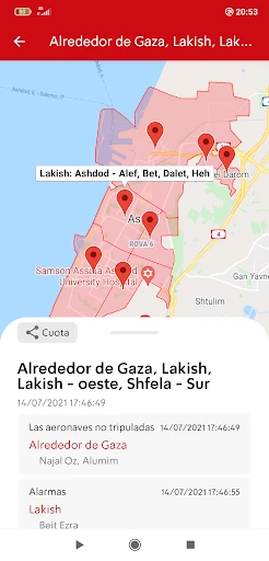 Tzofar - Color Rojo | צופר screenshot