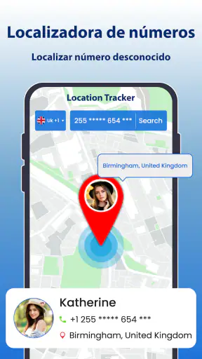 Ubicación del número teléfono screenshot