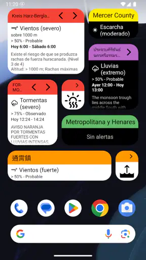 UnWX (Avisos Meteorológicos) screenshot