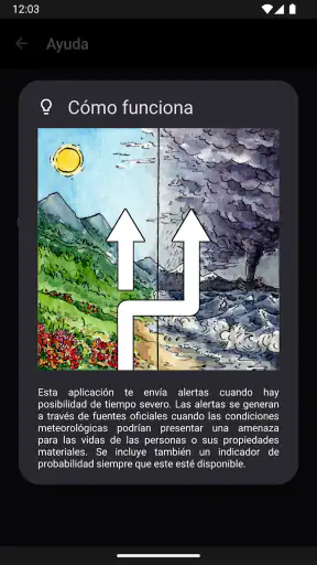 UnWX (Avisos Meteorológicos) screenshot