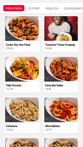 Vapiano Lovers UK screenshot