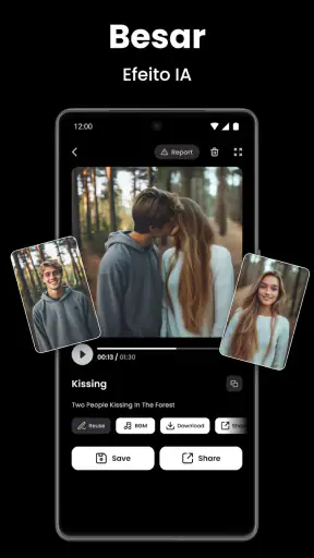 Video IA - Creador de Besos screenshot