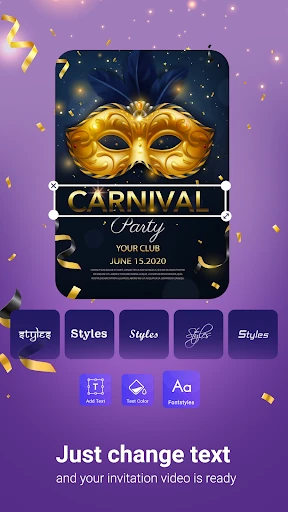 Video Invitation Maker screenshot