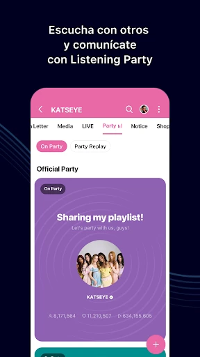 Weverse, Acércate a tu artista screenshot