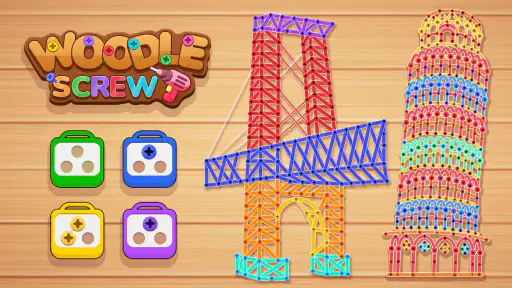 Wood Screw Jam: Tuerca & Perno screenshot
