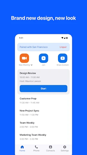 Zoom Rooms Controller screenshot