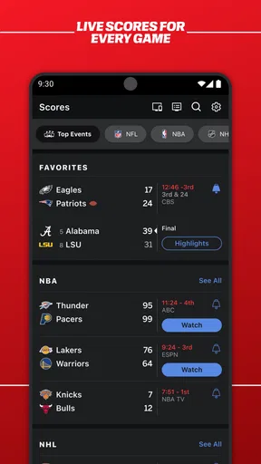 ESPN screenshot