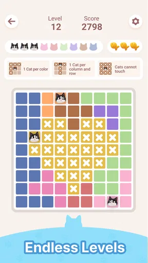 Meowdoku: Brain Puzzle Games screenshot