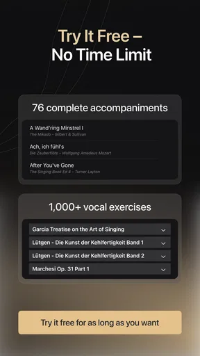 Appcompanist: Vocal Training screenshot