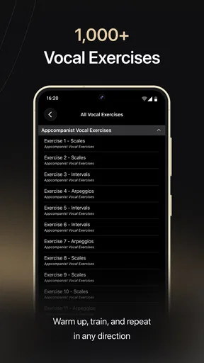 Appcompanist: Vocal Training screenshot