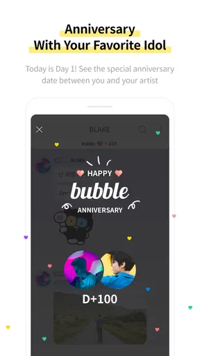 bubble with STARS screenshot