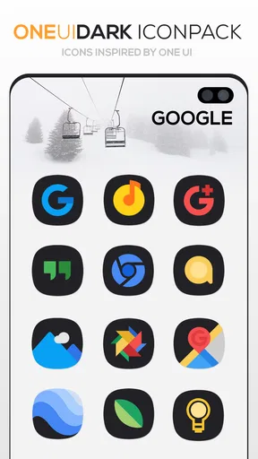 ONE UI DARK Icon Pack screenshot