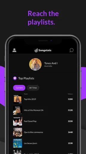 Songstats: Music Analytics screenshot