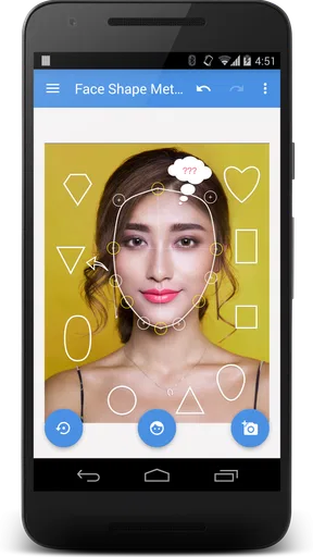 My Face Shape Meter and frames screenshot