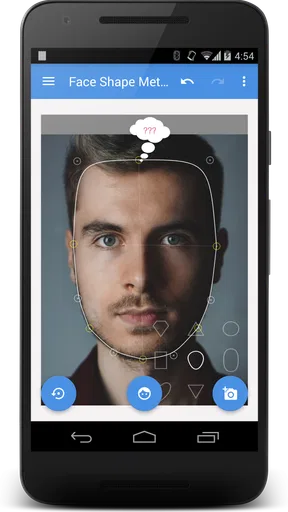 My Face Shape Meter and frames screenshot