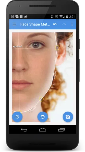 My Face Shape Meter and frames screenshot