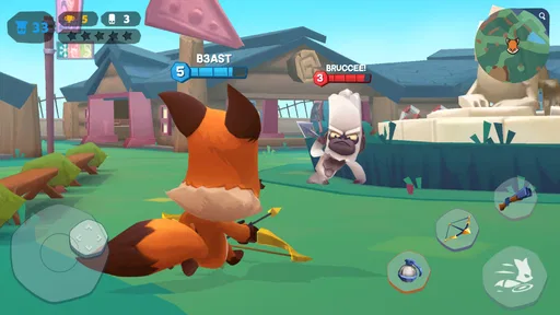 バトルモン：楽しいバトルロワイアルゲーム (Zooba) screenshot