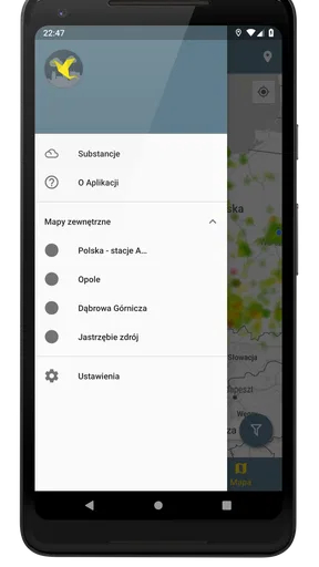 Kanarek - ostrzeżenia o smogu screenshot