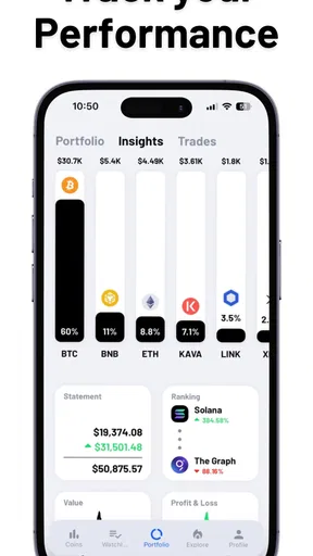 Coin Portfolio: Crypto Tracker screenshot