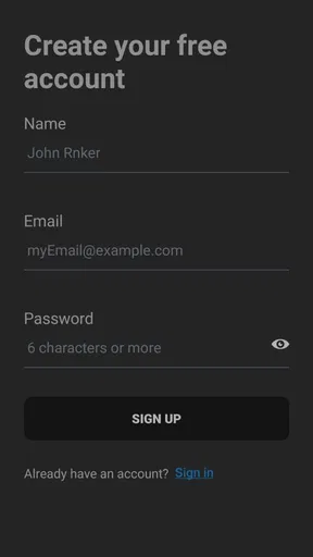 Rnker screenshot