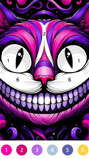 Macabre Color Paint By Number screenshot