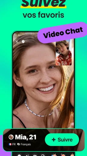 Azar : Chat vidéo, Amis screenshot