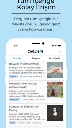 Çağlayan Dergisi screenshot