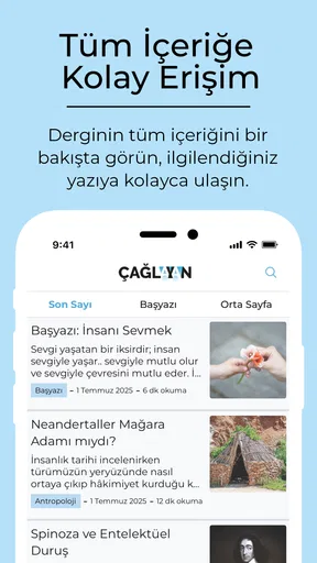 Çağlayan Dergisi screenshot