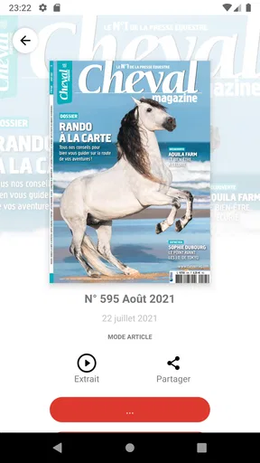 Cheval Magazine screenshot