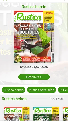 Rustica l'hebdo jardin screenshot