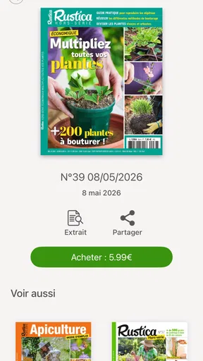 Rustica l'hebdo jardin screenshot