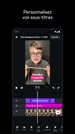 Edits: Montage vidéo screenshot