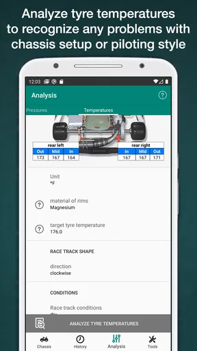 Kart Chassis Setup Pro screenshot