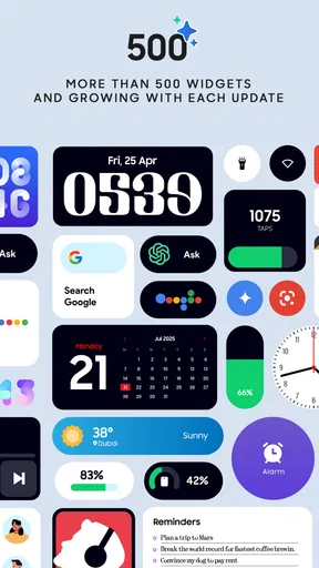 OneUI Widgets screenshot