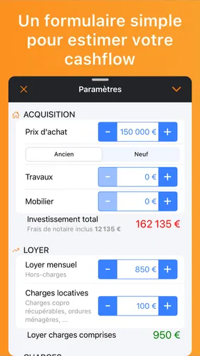 Simulateur locatif screenshot
