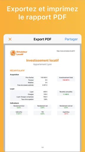 Simulateur locatif screenshot