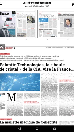 La Tribune - Kiosque numérique screenshot