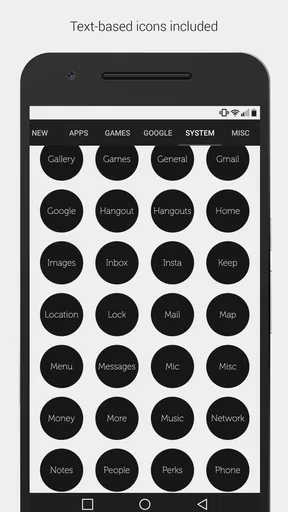 Dark Void Pro - Black Icons screenshot